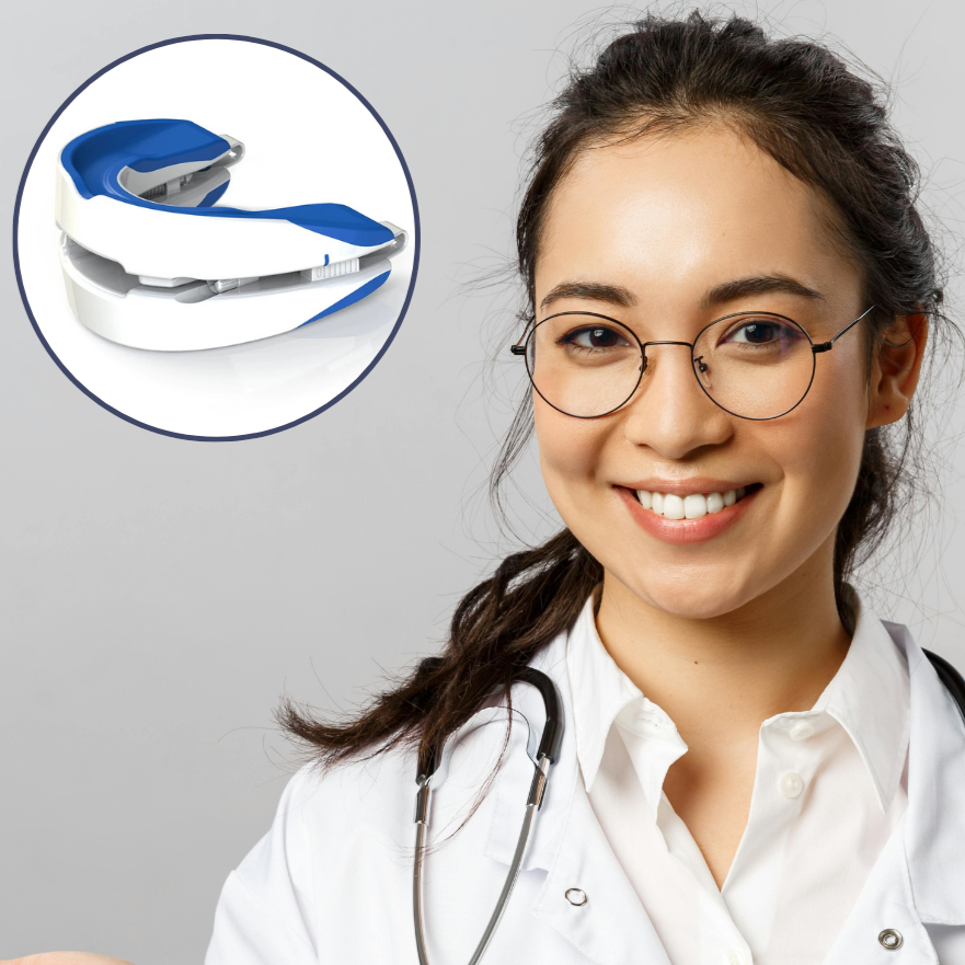 SleepGuard | Støttende Snorkeskinne mod Natlig Apnø og Uro