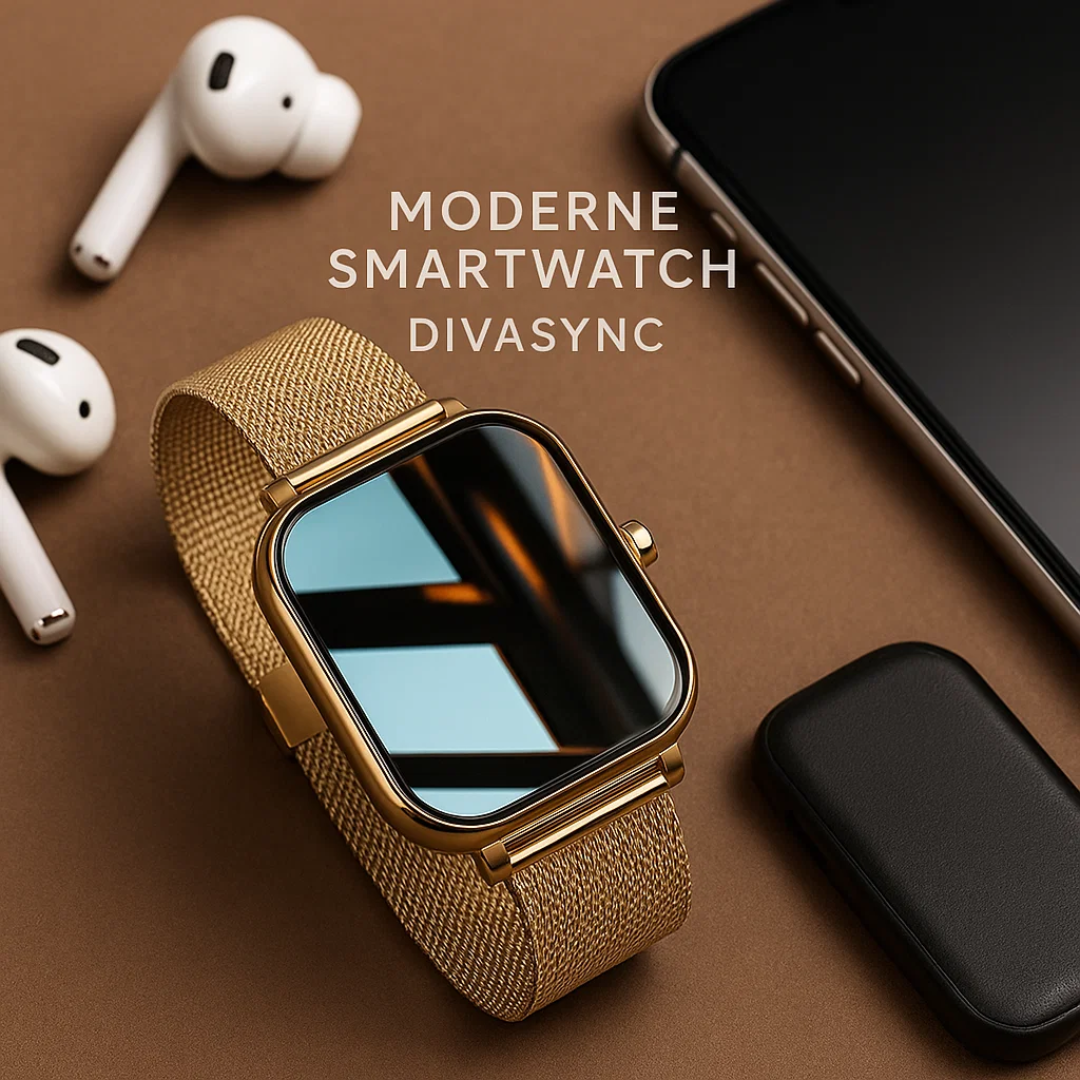 DivaSync | Multifunktionelt Elegant Smartwatch til Kvinder