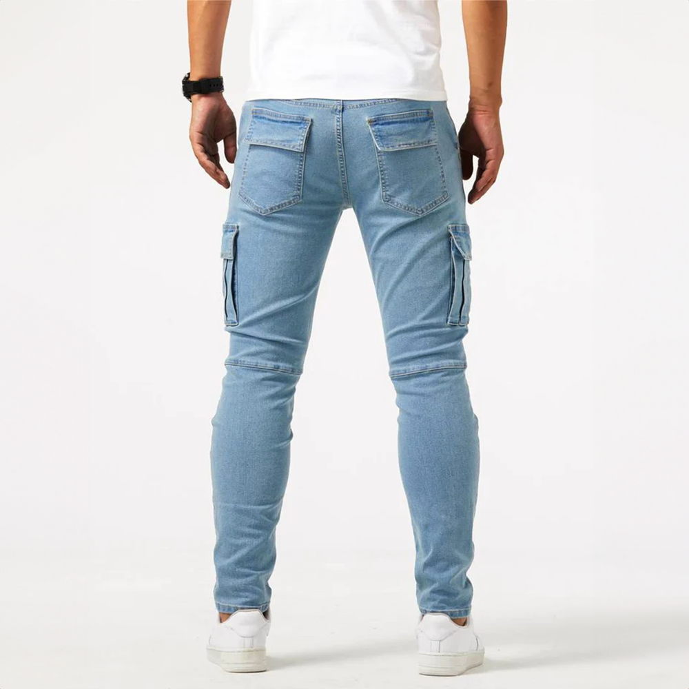 Lumière | Herre Cargo Bukser – Slim Fit Urban Elegance-5