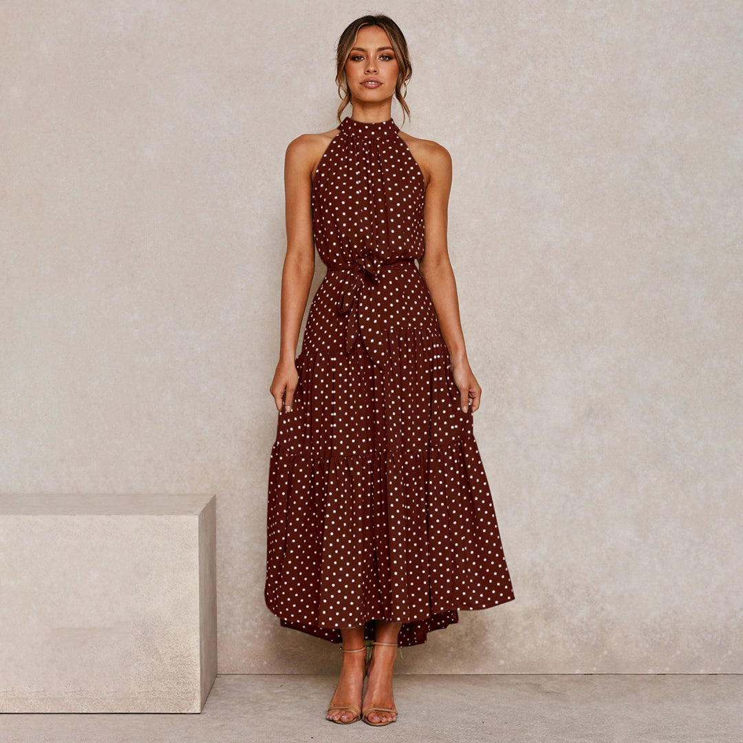 Juliette | Elegant Lang Kjole med Feminint Snit | Dame