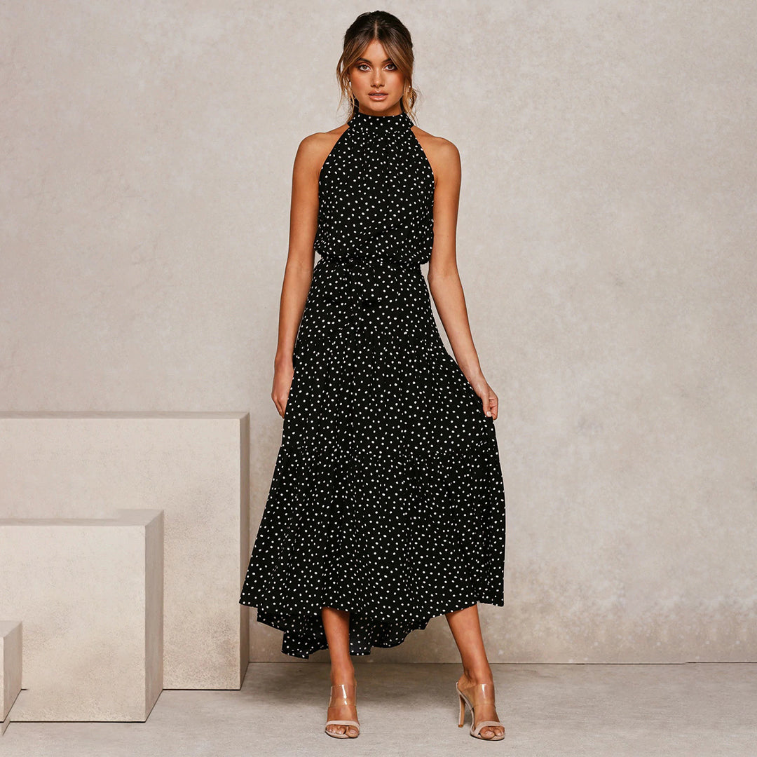 Juliette | Elegant Lang Kjole med Feminint Snit | Dame