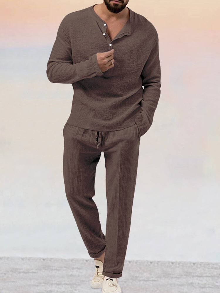 Asher | Luftigt Linned-Sæt | Herre11