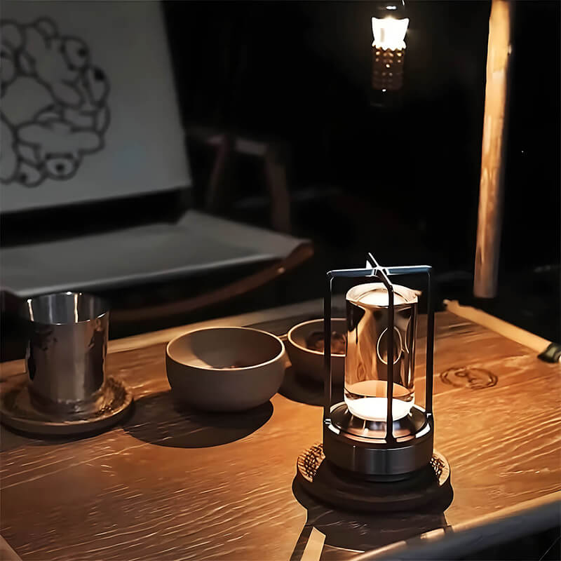 EmberWave | LED Bordlampe – Dæmpbar Belysning for Hygge