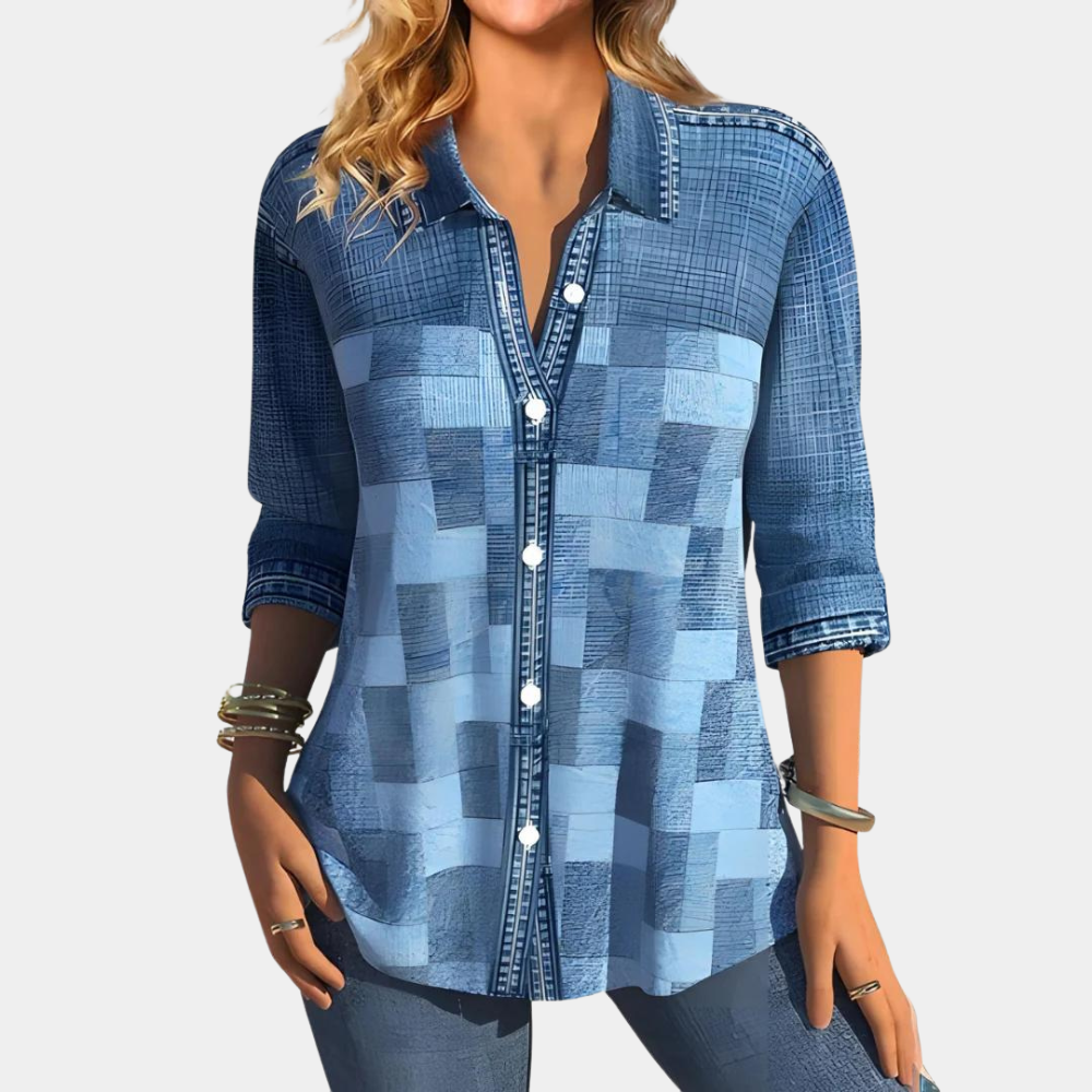 Liv | Komfortabel Langærmet Bluse | Dame