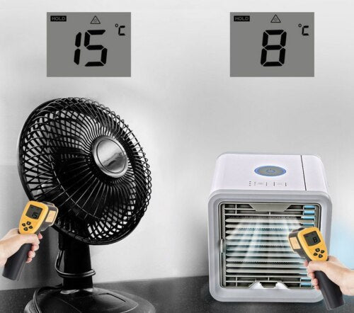 ChillCube - Kompakt Terningeformet Luftkøler Nuvenci.dk