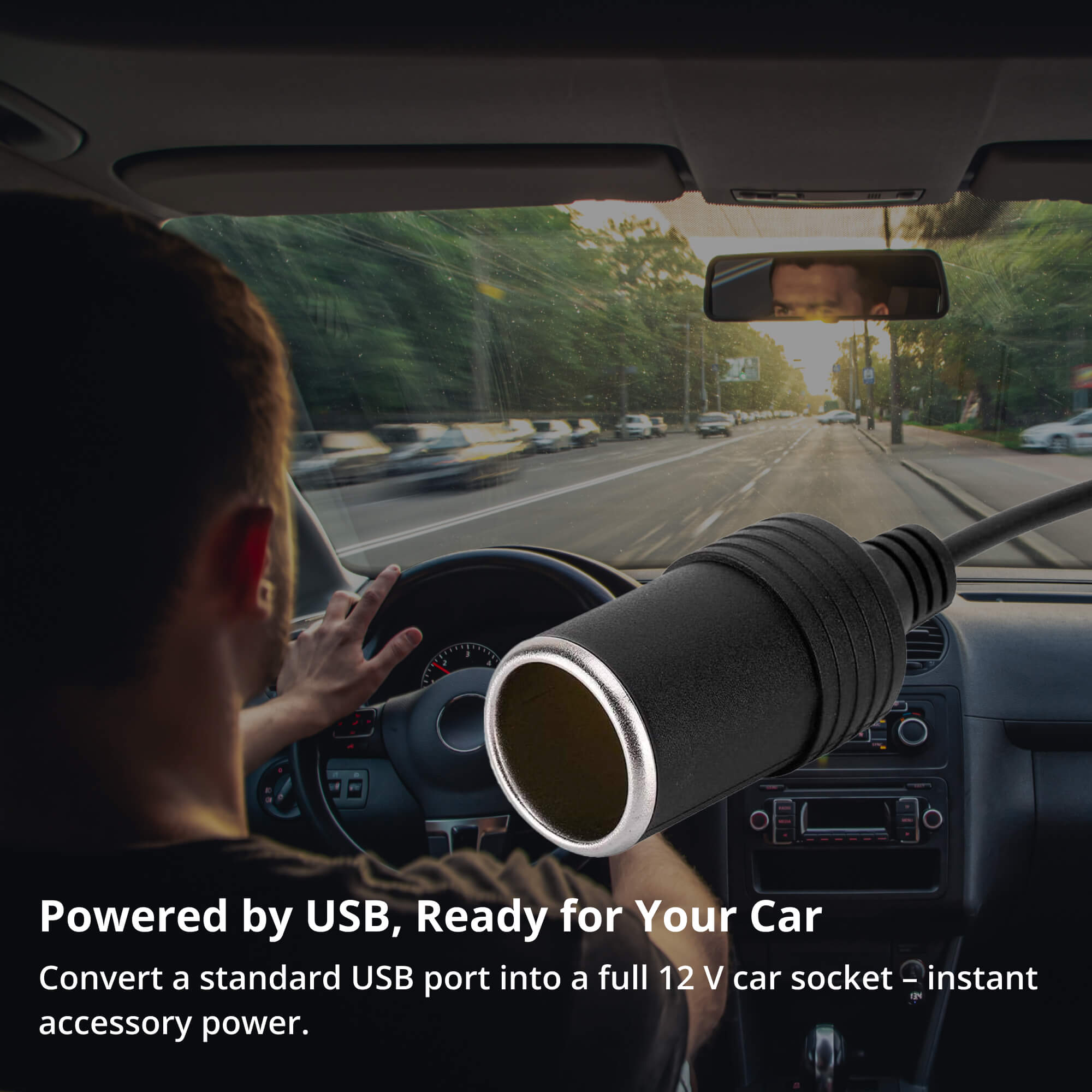 VoltLink | USB til 12V Biladapter – Enkel Plug & Play Strømløsning