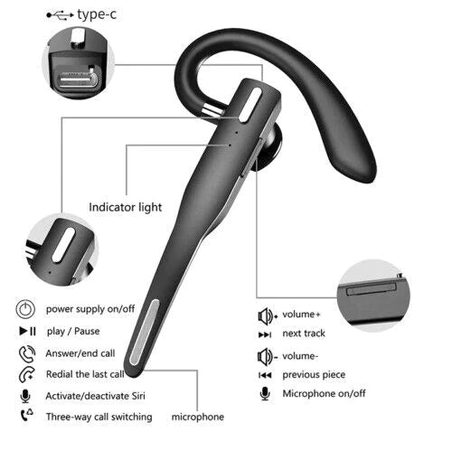 Clarifon - Trådløst Headset Med Ørebøjle Nuvenci.dk