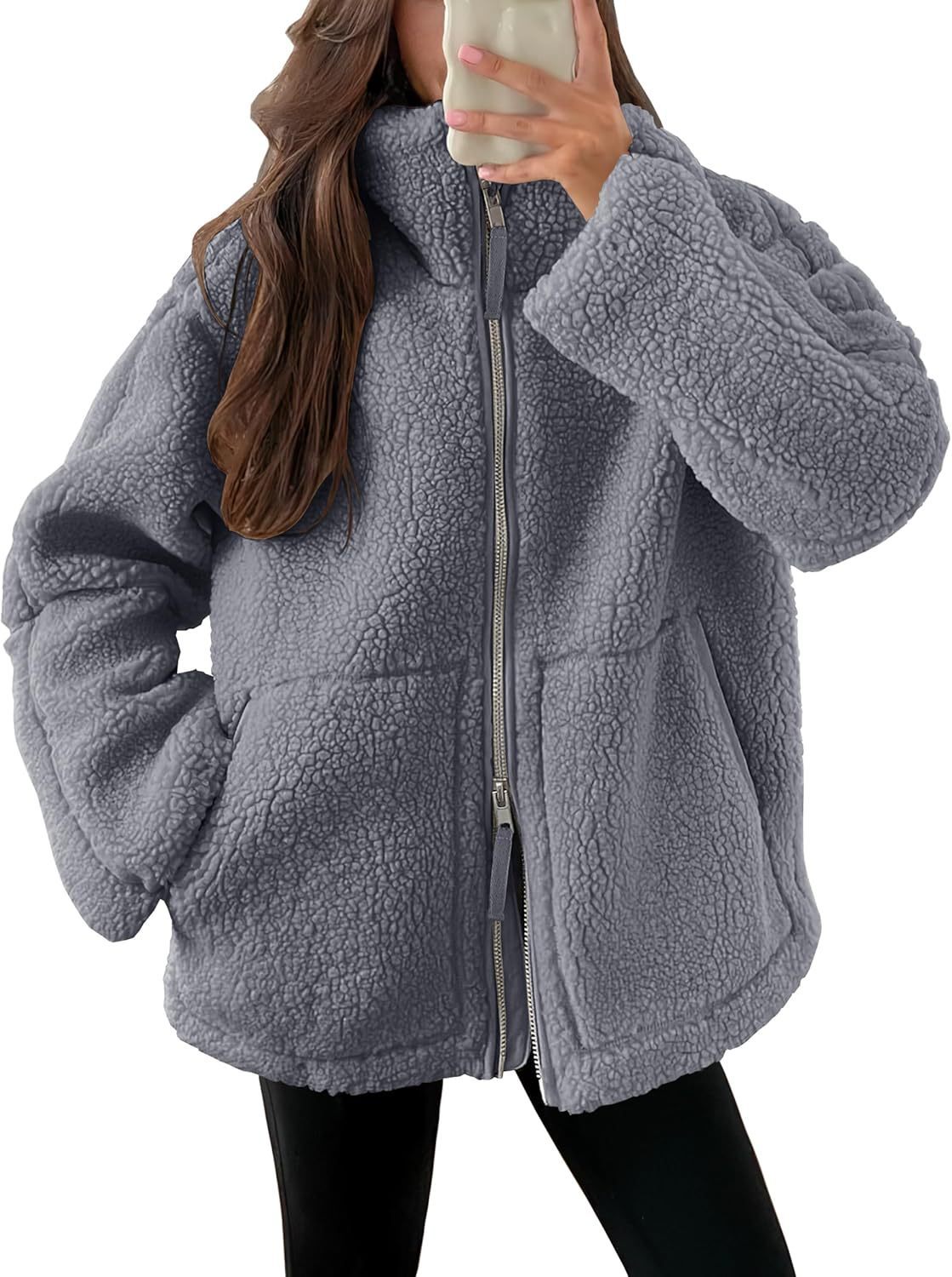 Éclat | Women's Teddy Fleece Jacket – Elegant and Cozy Design 10