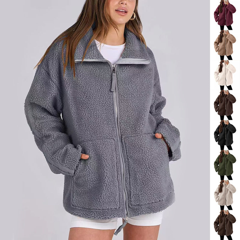 Éclat | Women's Teddy Fleece Jacket – Elegant and Cozy Design 2