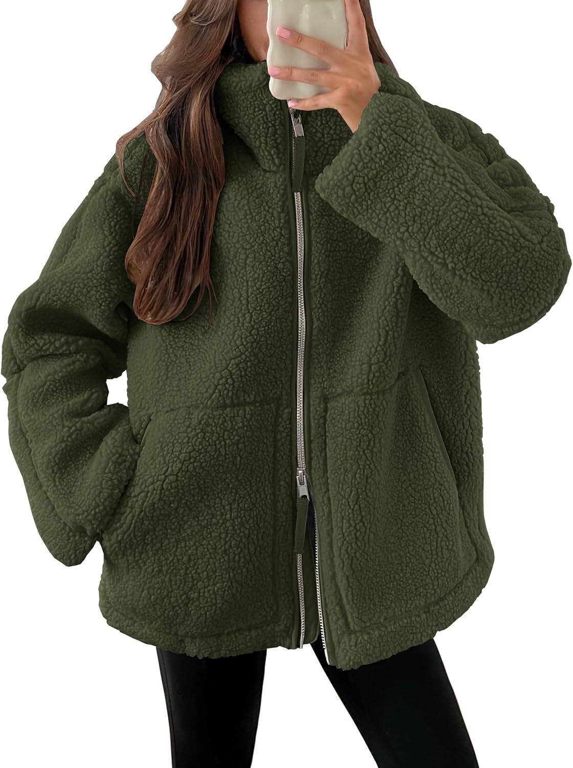 Éclat | Women's Teddy Fleece Jacket – Elegant and Cozy Design 4