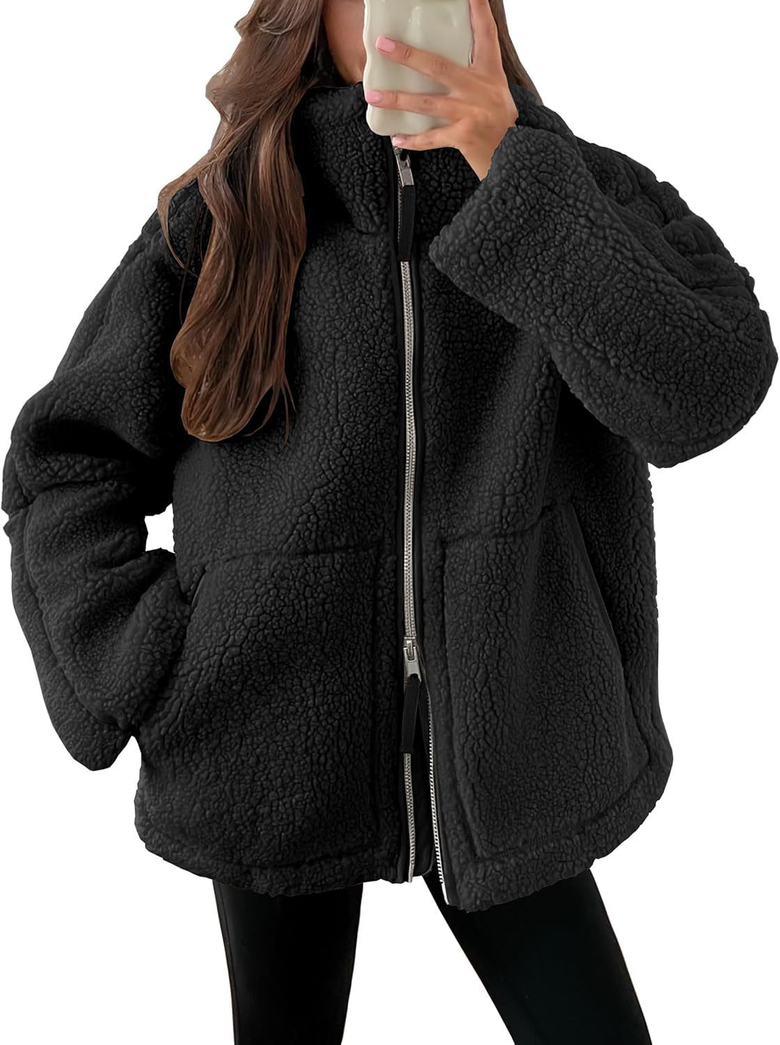 Éclat | Women's Teddy Fleece Jacket – Elegant and Cozy Design 5