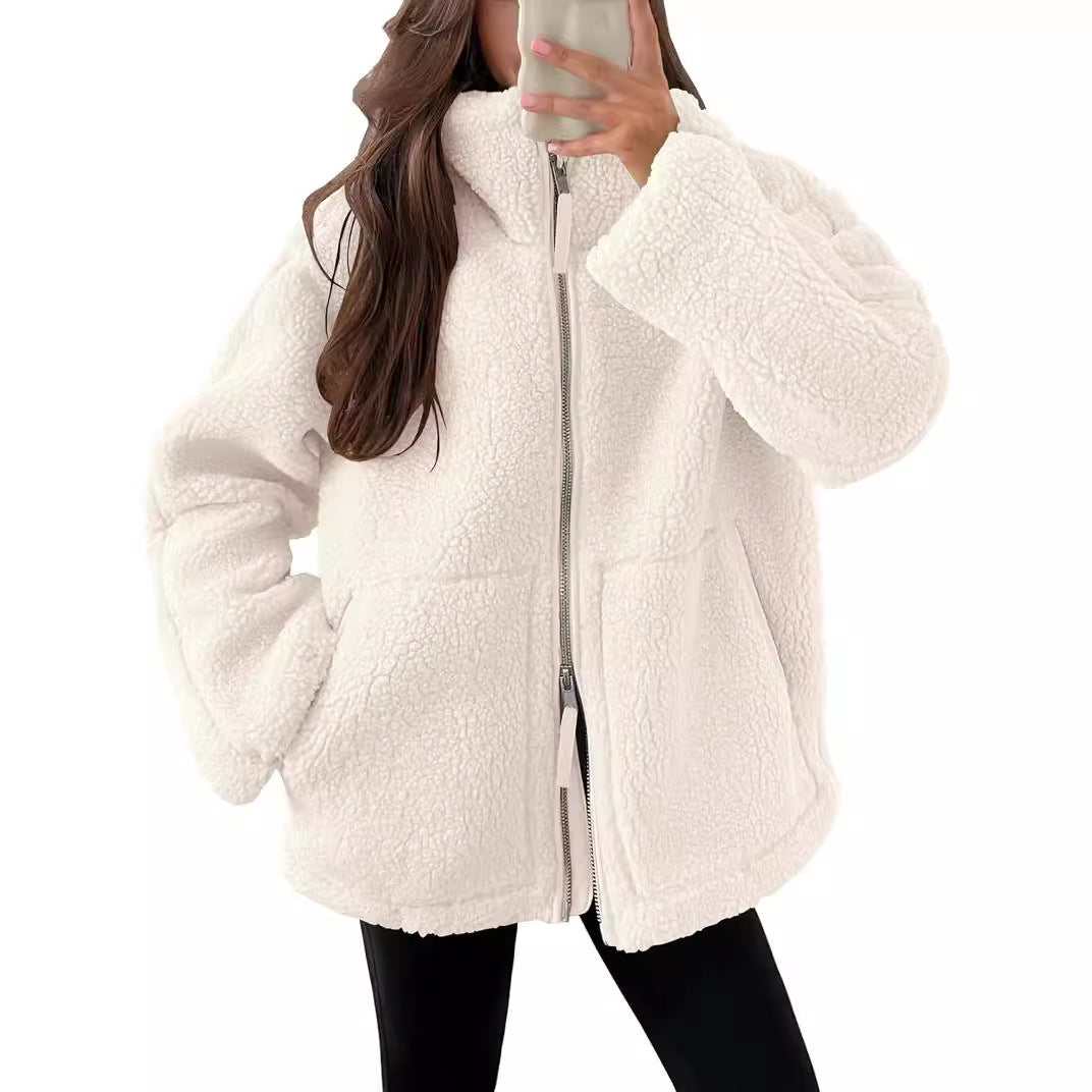 Éclat | Women's Teddy Fleece Jacket – Elegant and Cozy Design 6