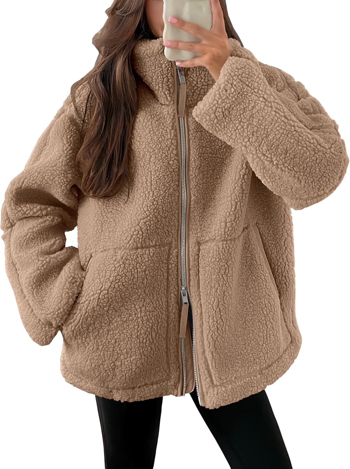 Éclat | Women's Teddy Fleece Jacket – Elegant and Cozy Design 8