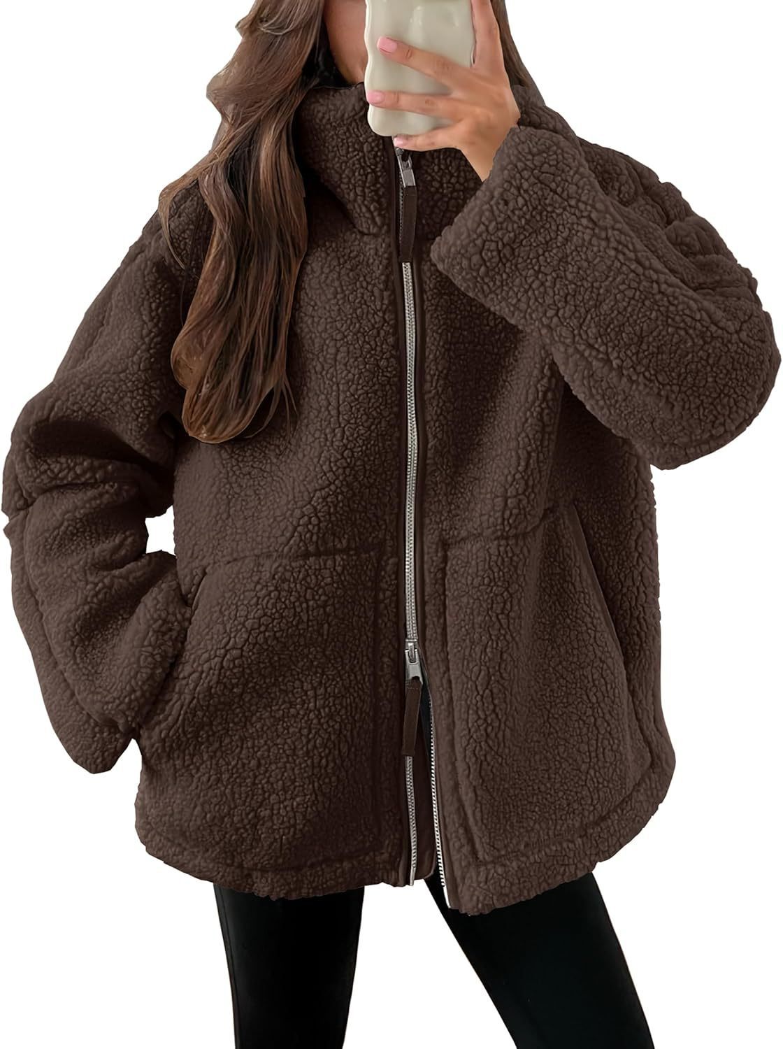 Éclat | Women's Teddy Fleece Jacket – Elegant and Cozy Design 9