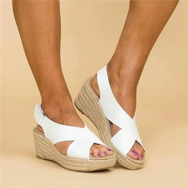 EvoWear | Orthopädische Espadrilles mit Keilabsatz in Taupe8