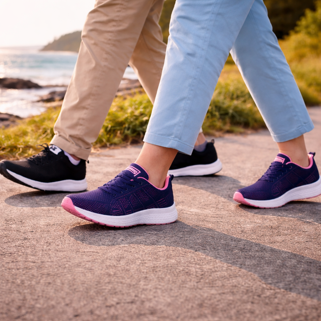 Footvelo - Ortopædisk Sneaker Med Gelkerne-Dæmpning Nuvenci.dk