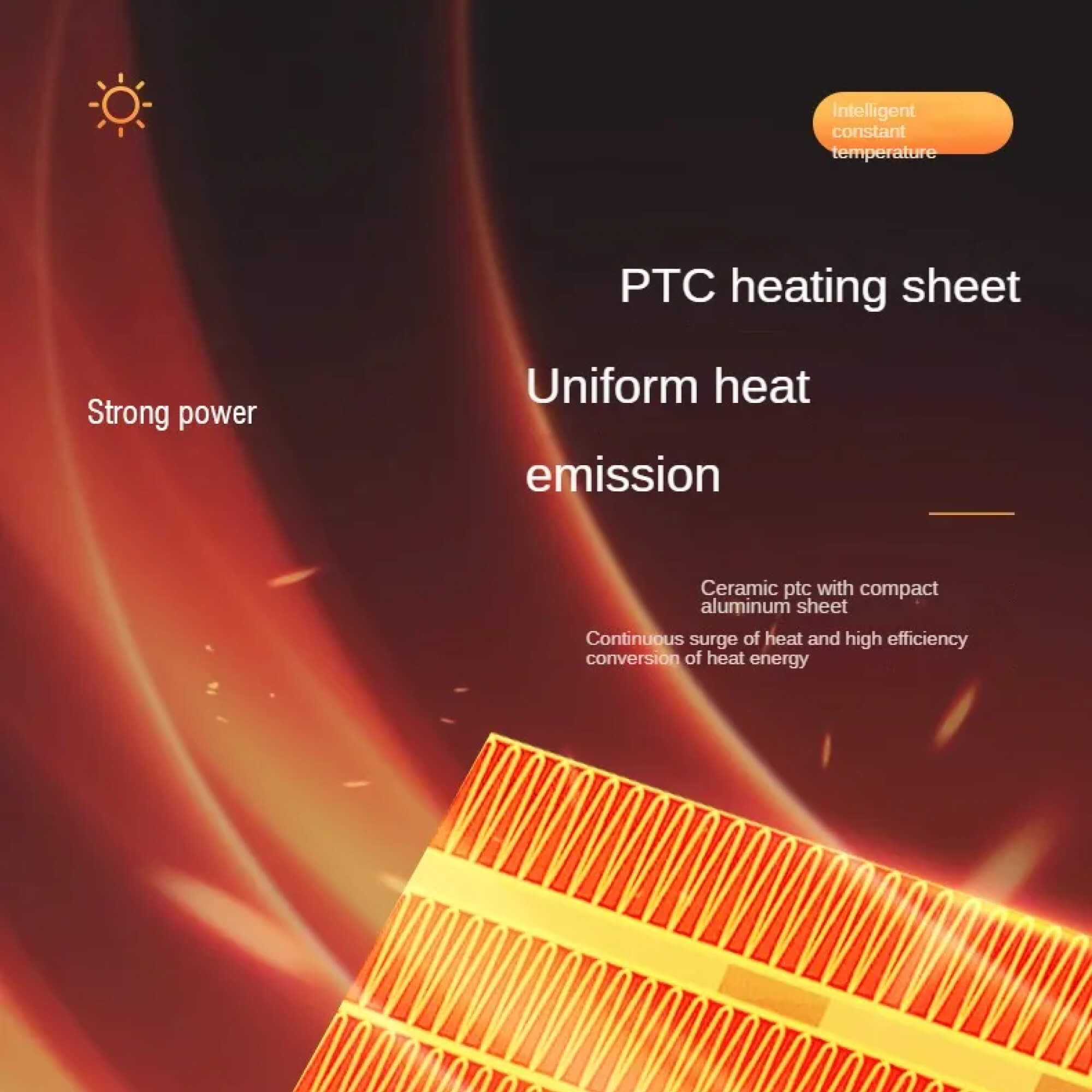 BreezeHeat | Kompakt Viftevarmer – Hurtig Opvarmning til Hjem og Kontor