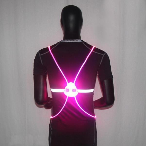 BrightPath | Refleksvest – 360° LED Lys & Tryg Aftentræning