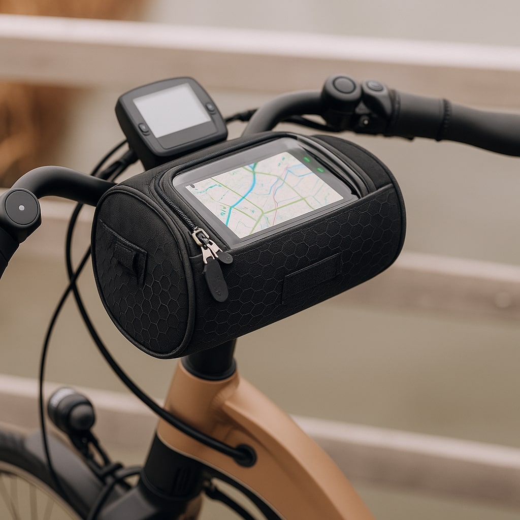 Handlebrix - Styrtaske Med Touchscreen-Vindue Til Cykel Sort Nuvenci.dk