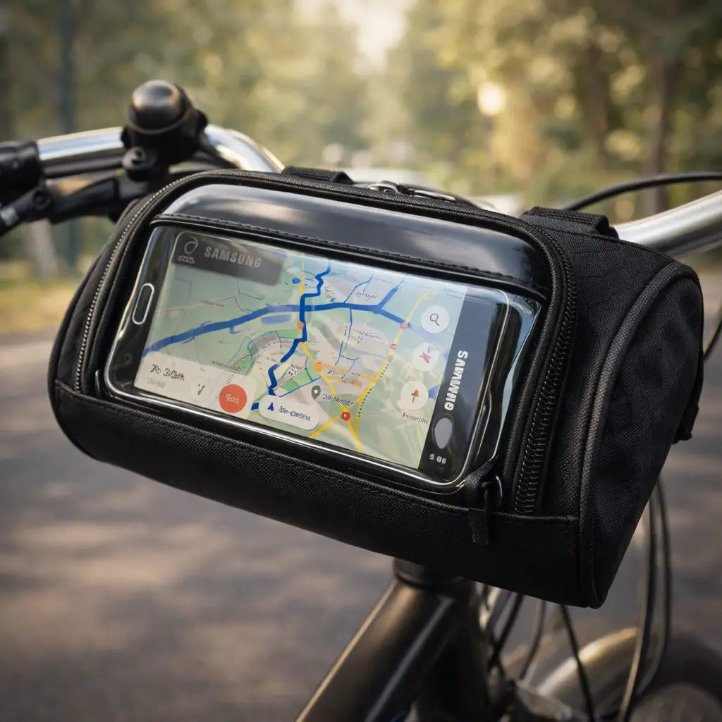 Handlebrix - Styrtaske Med Touchscreen-Vindue Til Cykel Nuvenci.dk