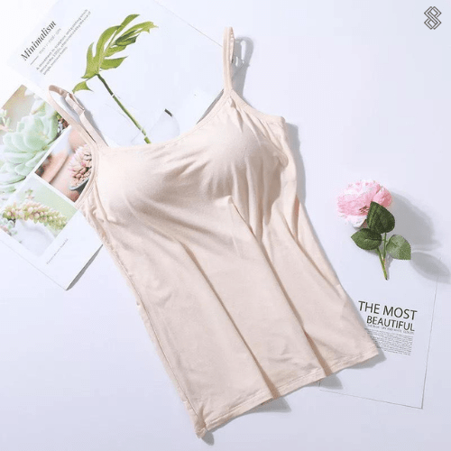 Hazel | Elegant Top med Integreret BH | Dame10