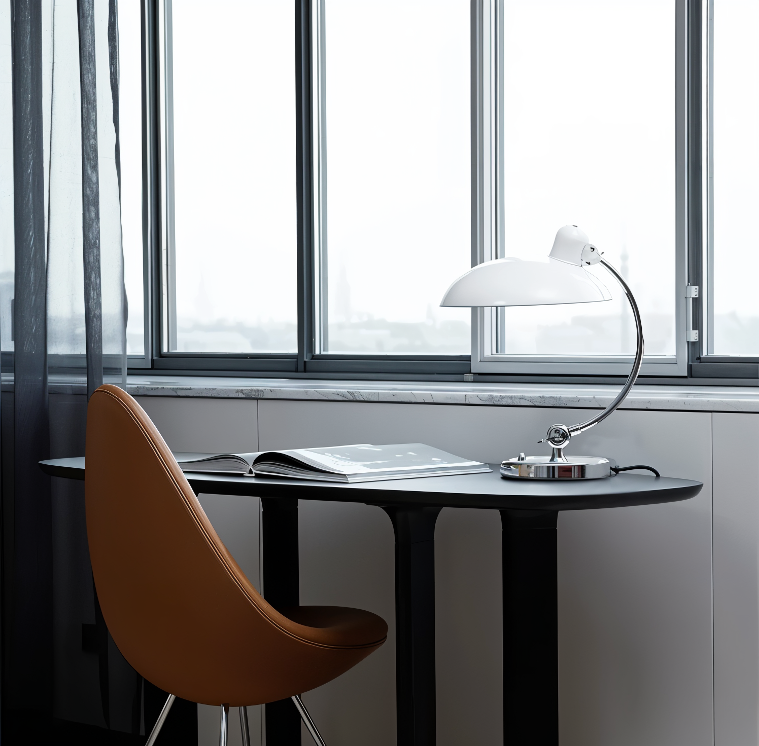 GlowVirella | Justerbar Vintage Skrivebordslampe i Jern