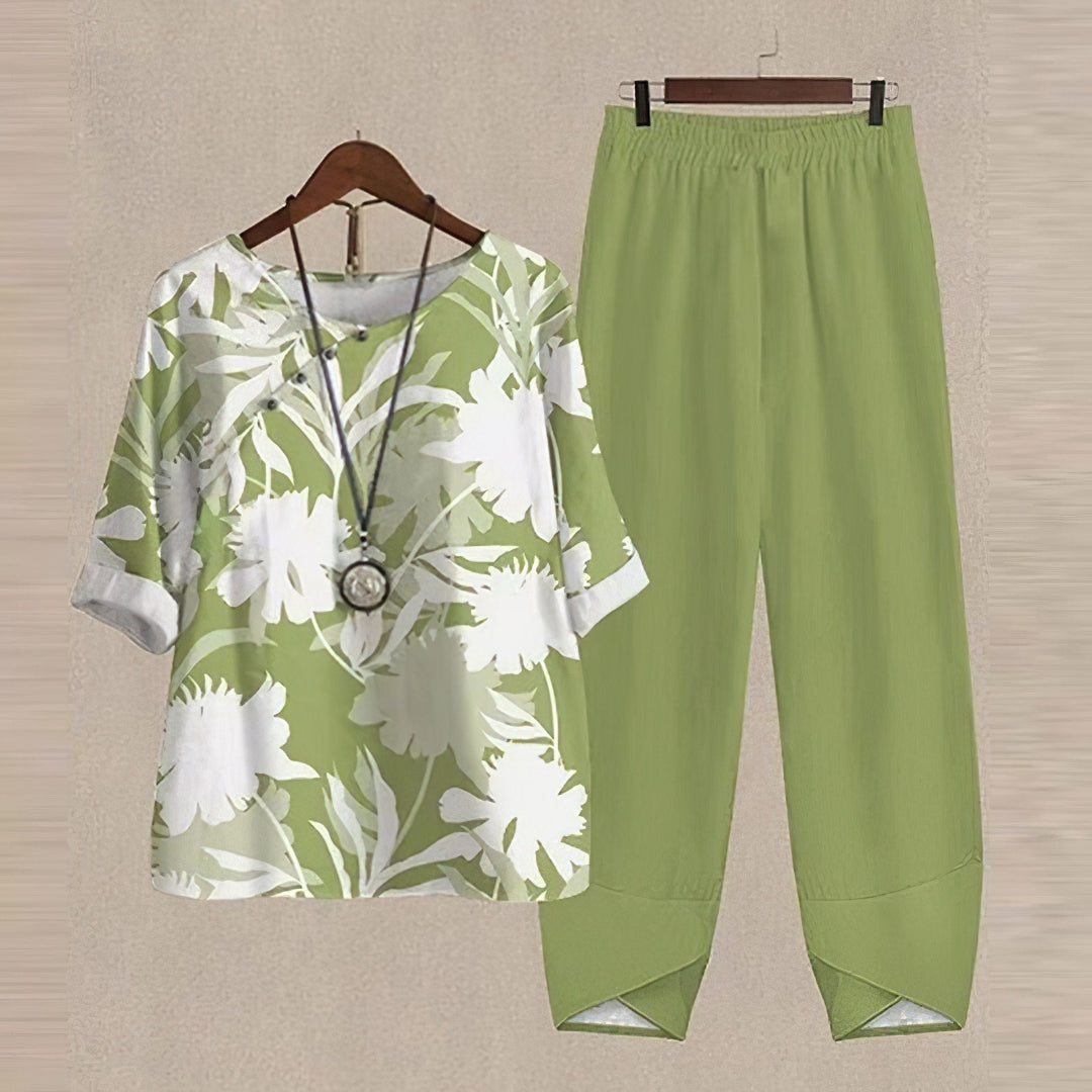 Klara | Elegantes Blusen- und Hosenset | Damen5