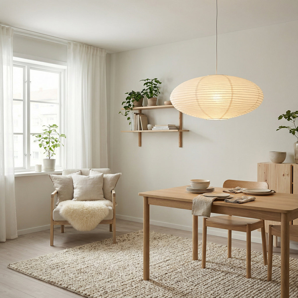 Lanova - Oval Wabi-Sabi Pendel Nuvenci.dk