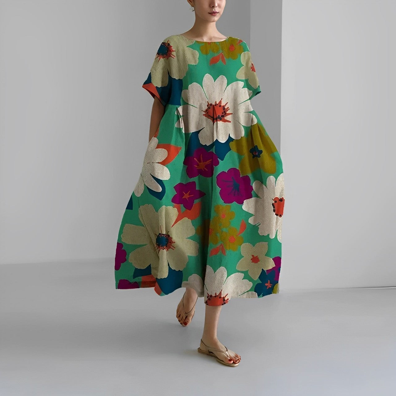 Lia | Dame Sommer Langkjole | Maxi7