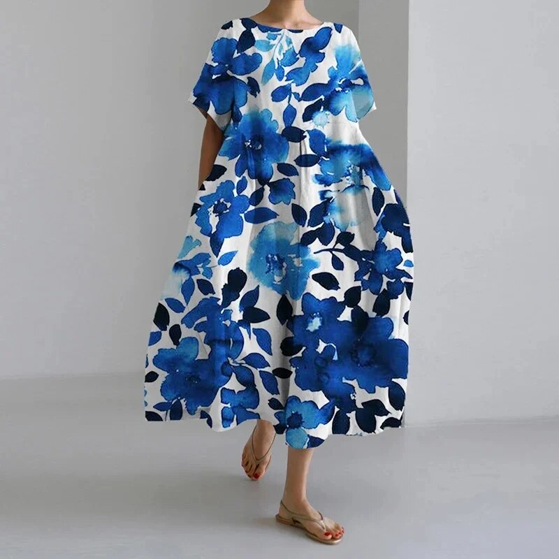 Lia | Damen Sommer Langkleid | Maxi12