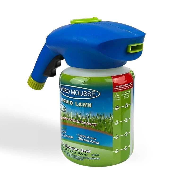LawnBloom | Plæne Spray – Hurtig Reparation af Bare Pletter