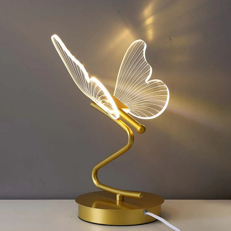 LumiButterfly | Moderne & Luxuriöse Schmetterling Tischlampe2