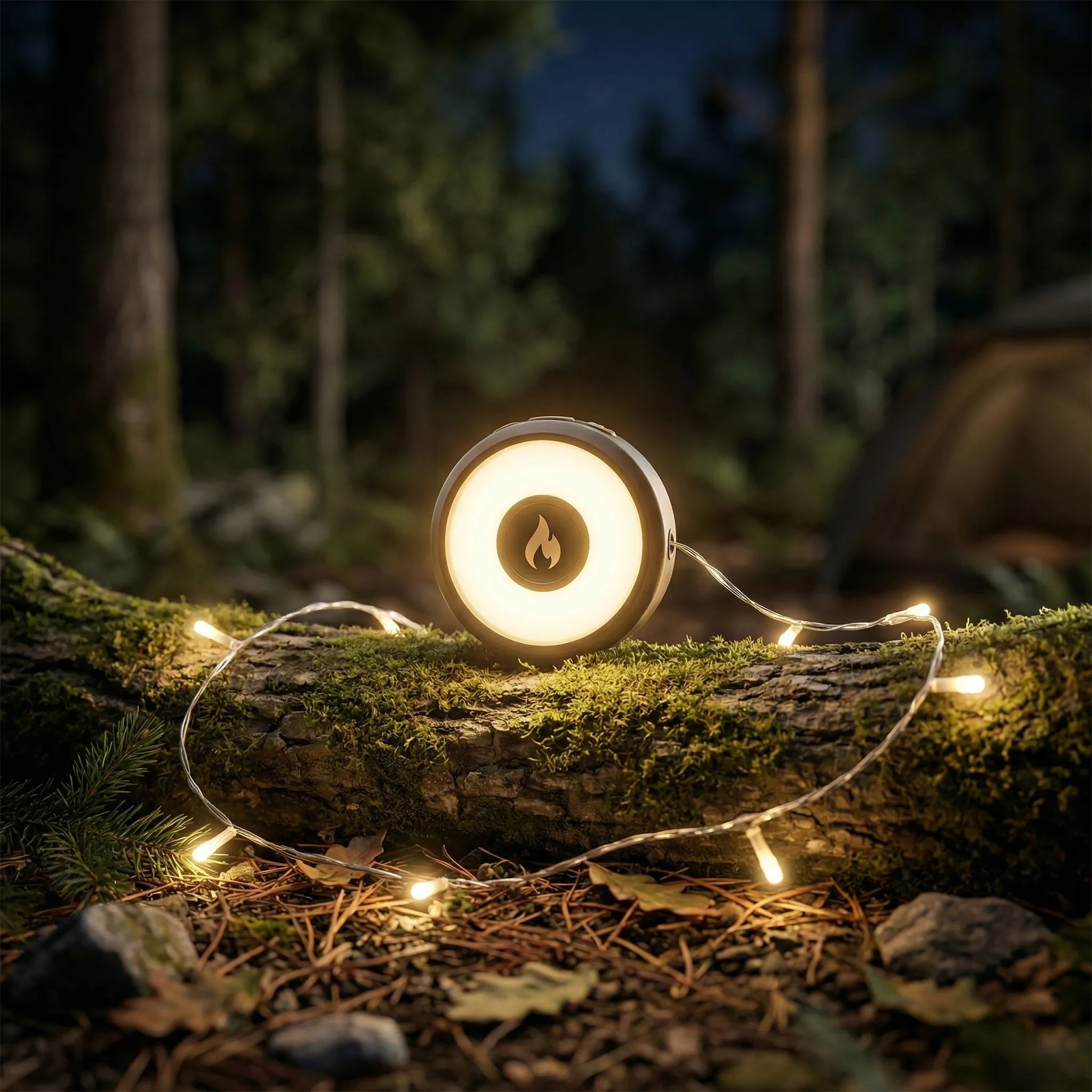 Lumiveld - Kompakt 4-I-1 Campinglampe Med Lyskæde Nuvenci.dk