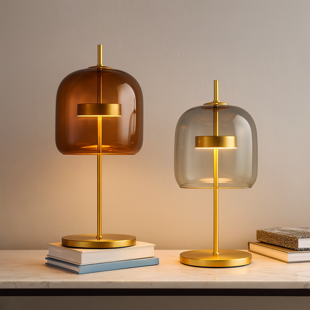 Lumivue - Moderne Bordlampe Med Kuppel Nuvenci.dk