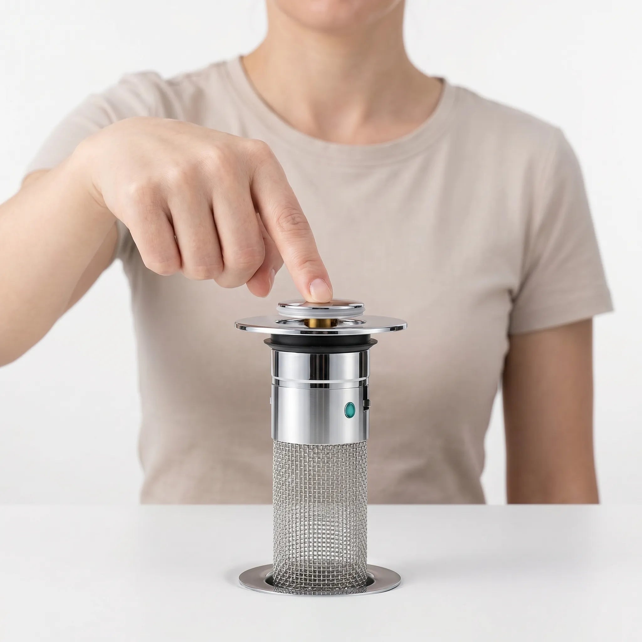Meshon - Pop-Up Afløbsfilter Kobberkerne Nuvenci.dk