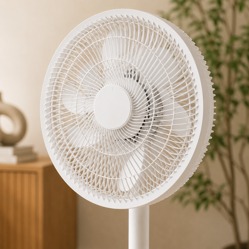 OmniFlow - Justerbar Gulvventilator Med Fjernbetjening Nuvenci.dk