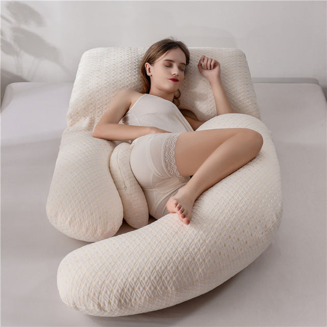 ComfortWave | Graviditetspude – Ergonomisk Støtte til Hele Kroppen