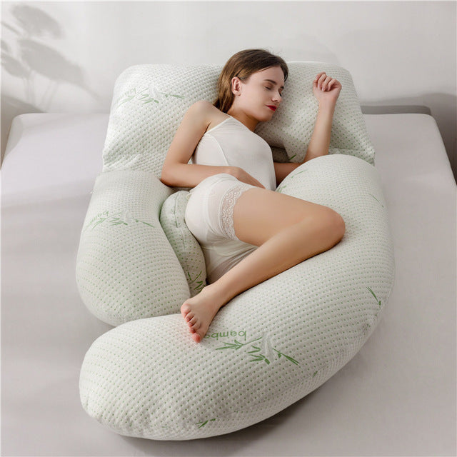 ComfortWave | Graviditetspude – Ergonomisk Støtte til Hele Kroppen