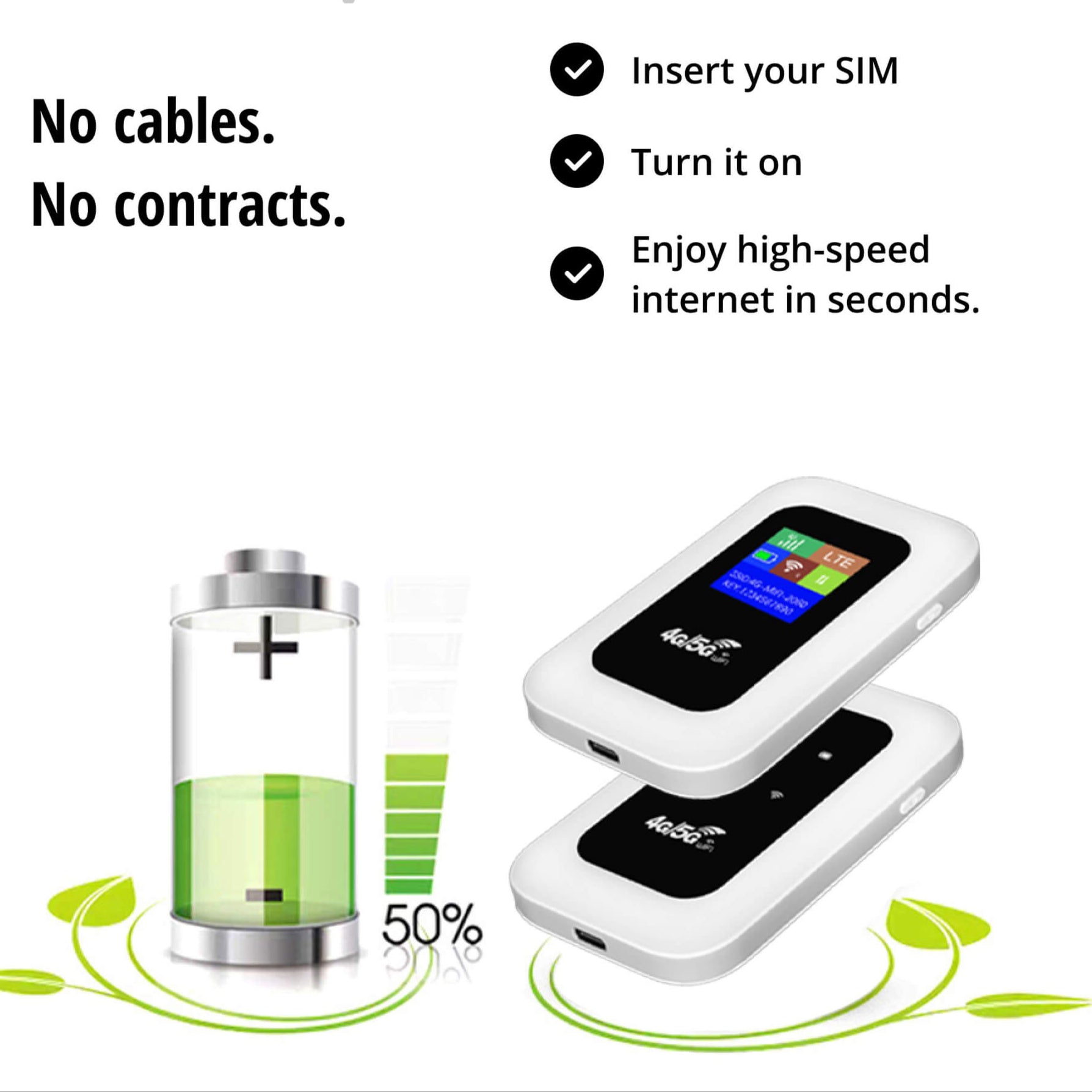 SwiftLink | Bærbar Wi-Fi Router – Stabil Forbindelse Overalt