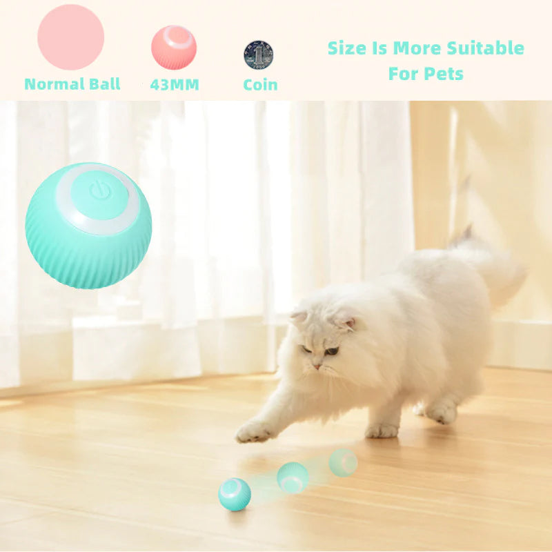 Rolloball - Elektrisk Selvkørende Bold Til Katte Nuvenci.dk