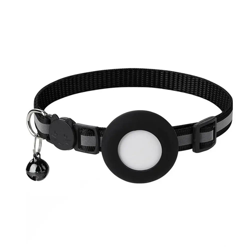 SafeWhisker | Collier pour chat avec réflecteur et médaille d'identification