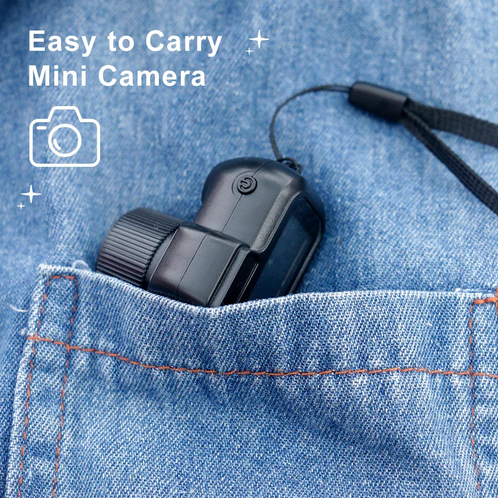 CamPix | Mini-kamera med 200mAh batteri & SD-kortoptagelse