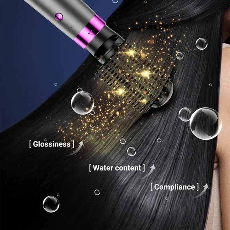 LuxeSwirl | Hladký kartáč, Kulma a Fén v jednom přístroji