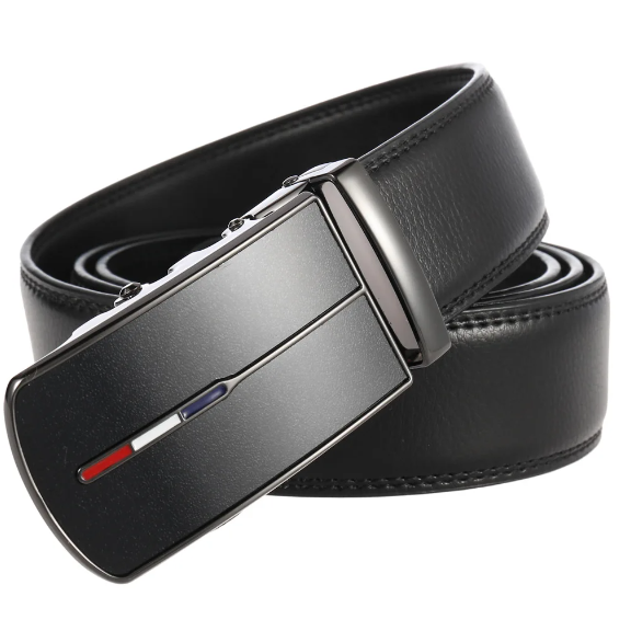 Lorenzo | Men's Leather Belt – Elegant Automatic Buckle Design 2