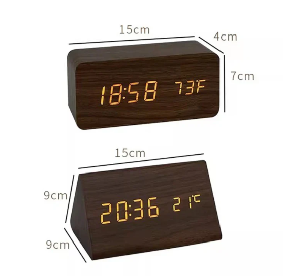 TimberLite | Minimalistisk LED-træur med stil