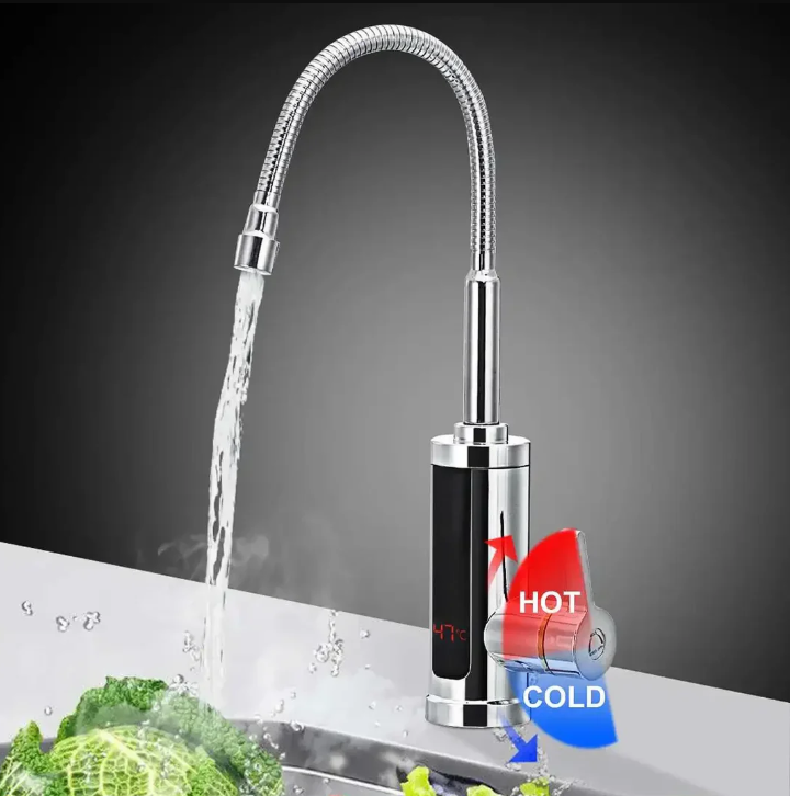 AquaQuick | Køkkenarmatur med 3000W Hurtigopvarmning