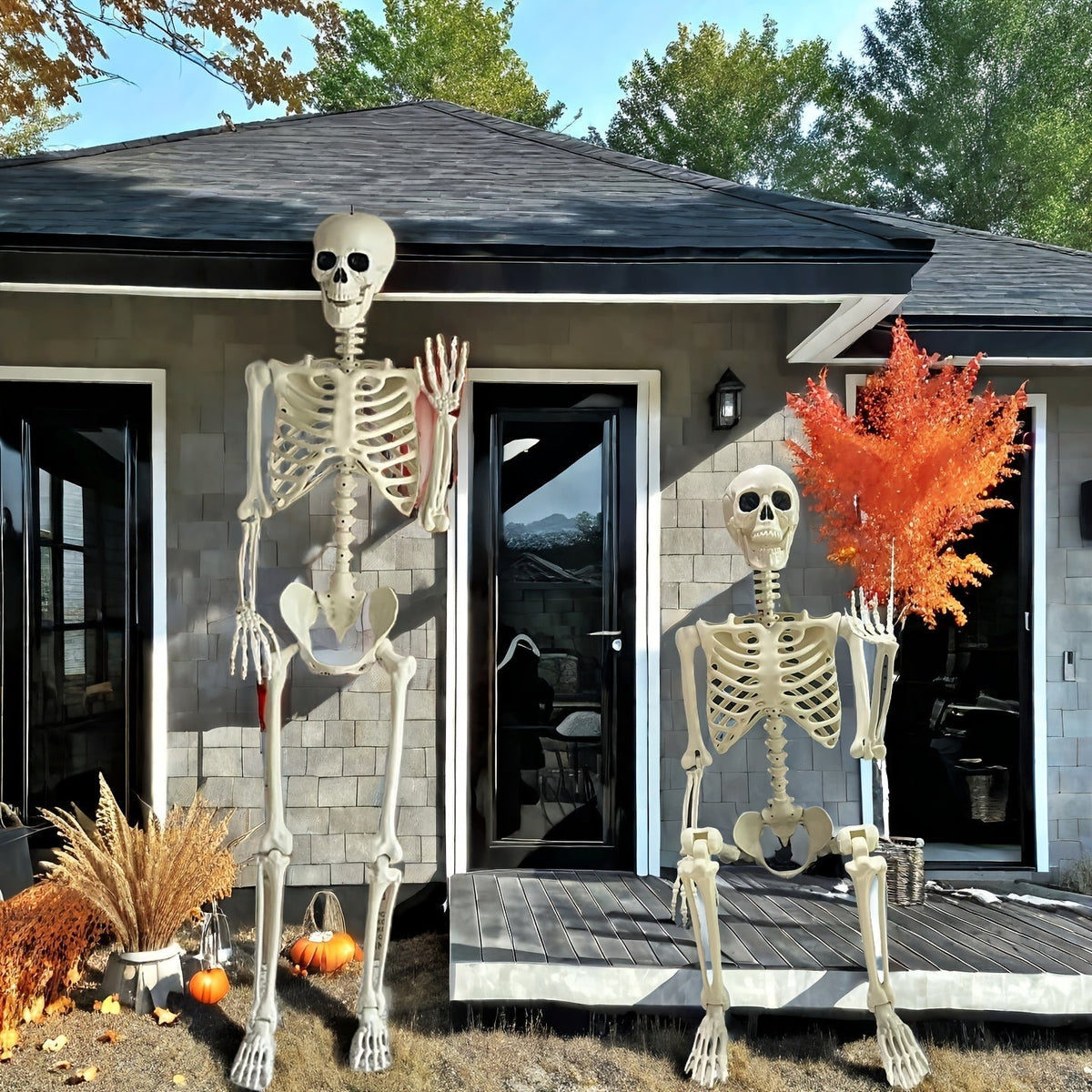 Skellion - Stort Dekorativt Halloween Skelet Nuvenci.dk