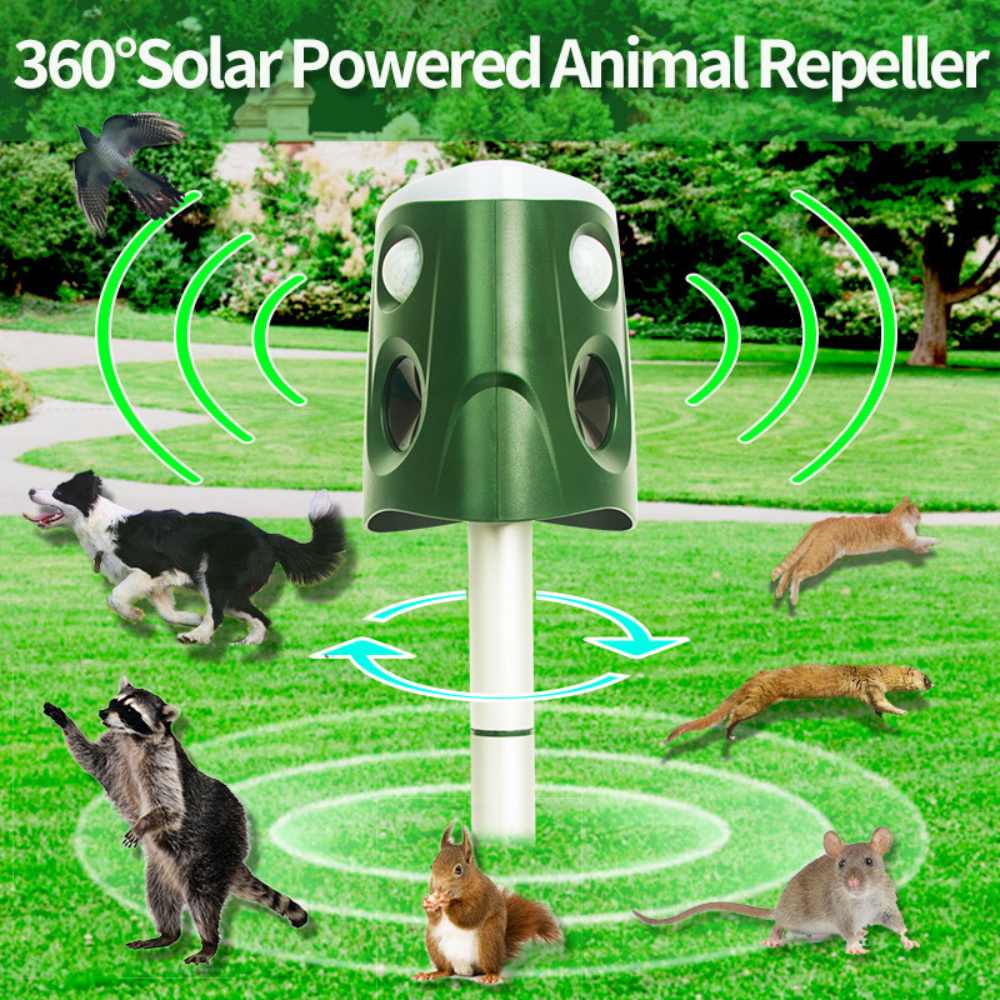 CatGuard | 360° Dyreafskrækningsmiddel 3 i 1
