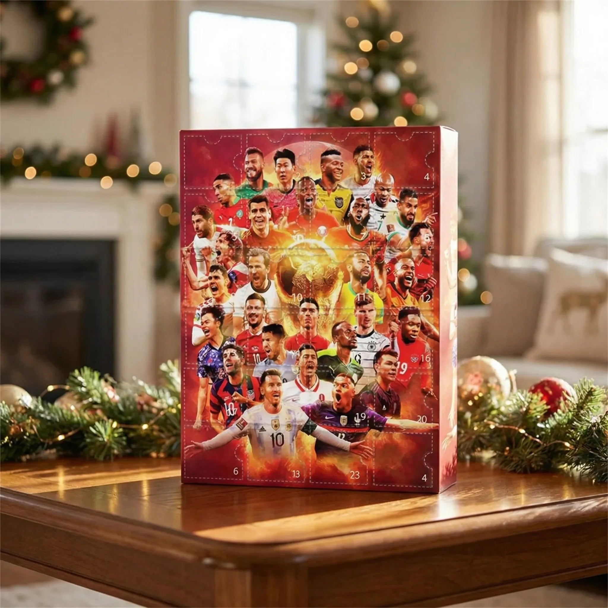 Soccountdown - Fodboldtema Julekalender Med Figurer Nuvenci.dk