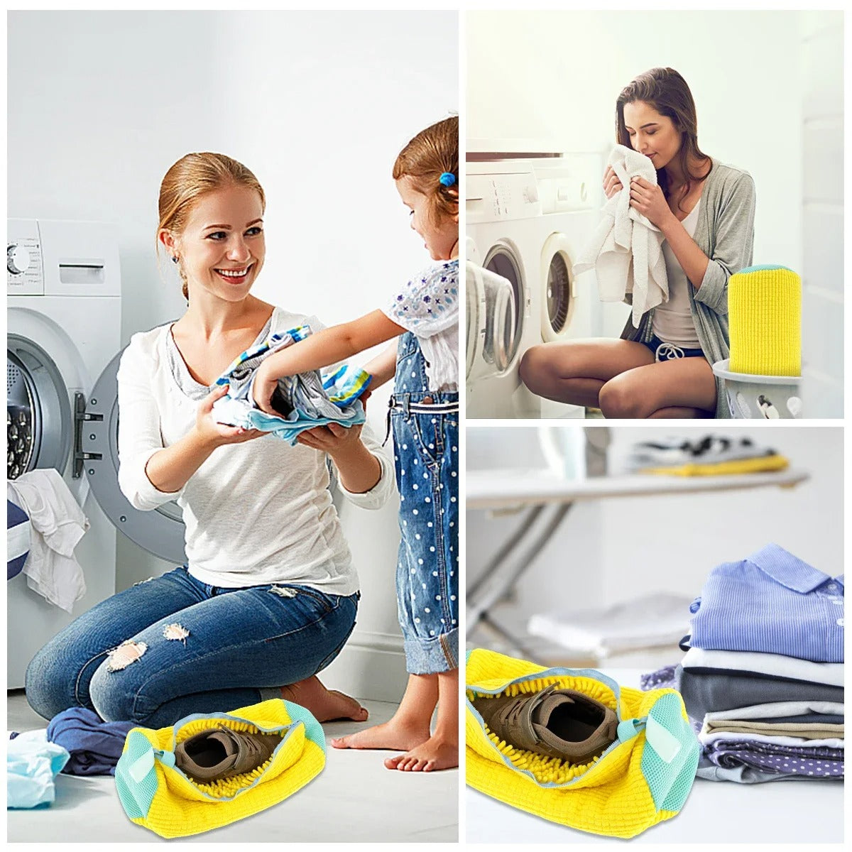 SoleCare | Praktischer & Tragbarer Schuhwaschbeutel9